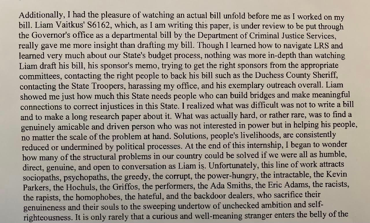 A note from a fellow intern